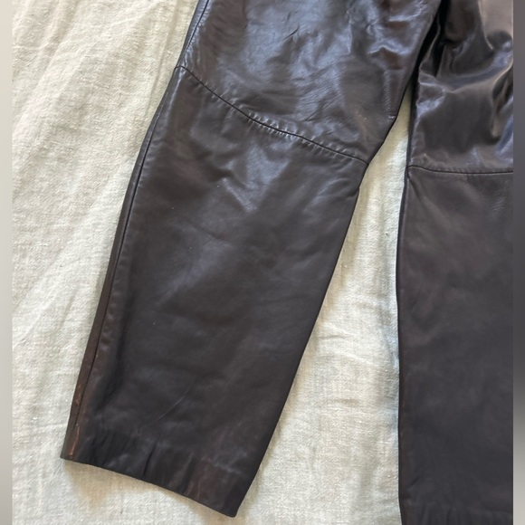 Vintage leather pants size 8 - Picture 5 of 10